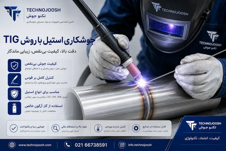 جوشکاری با روش استیل بلاگ جوشکاری استیل با روش TIG و گاز آرگون
