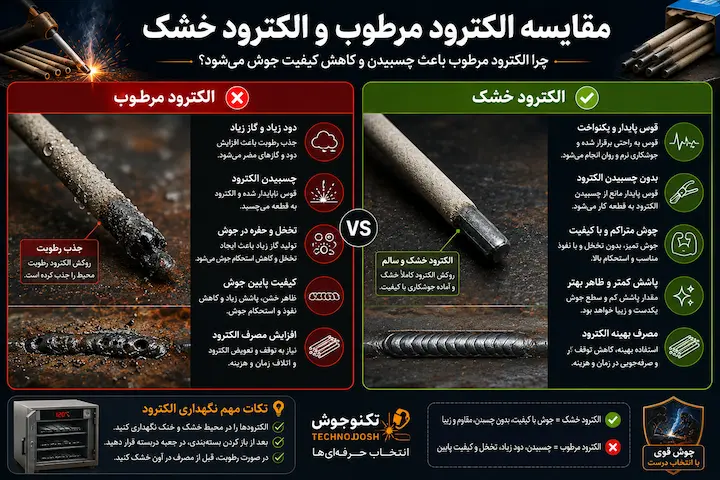 مقایسه الکترود خشک و الکترود مرطوب