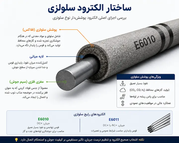 ساختار و عملکرد الکترود سلولزی