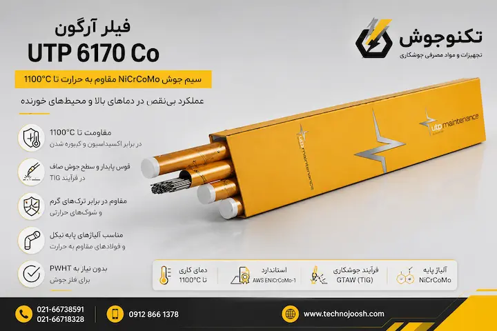 فیلر آرگون UTP 6170 Co 1